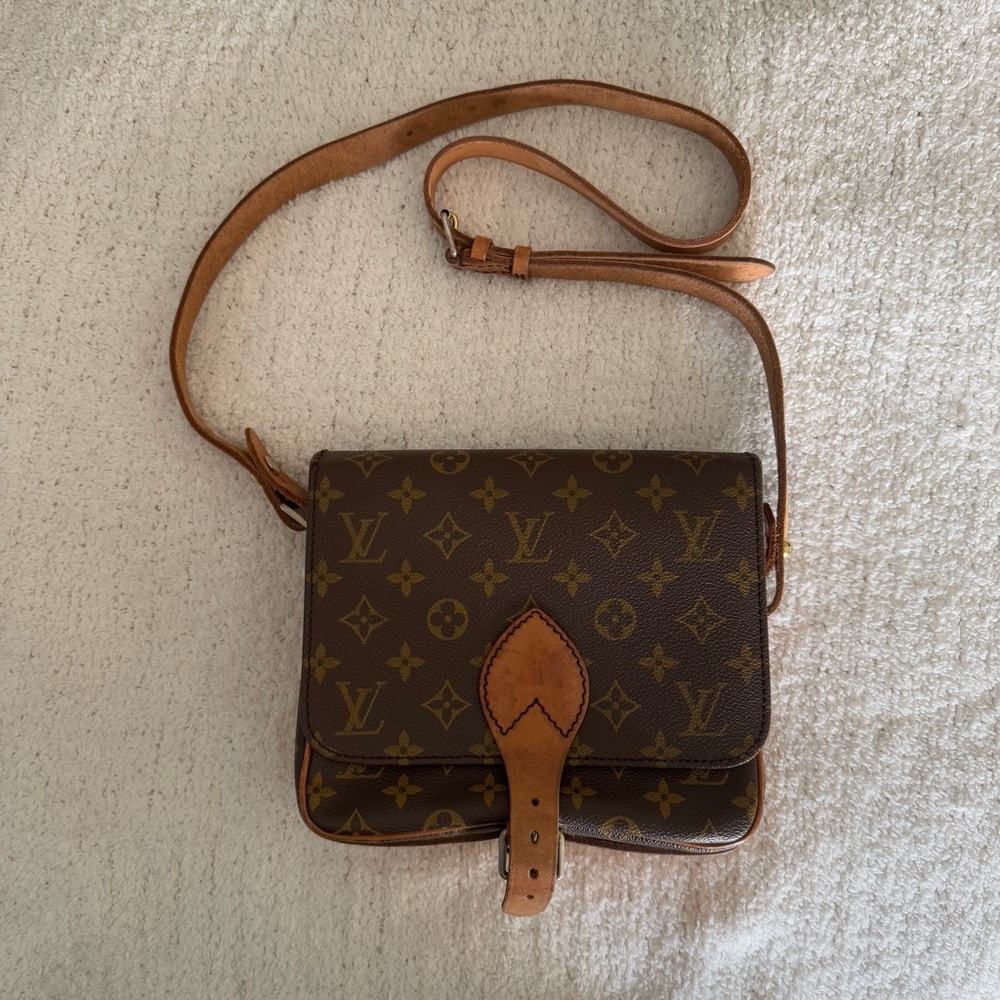 Louis Vuitton Vintage Cartouchiere MM Crossbody